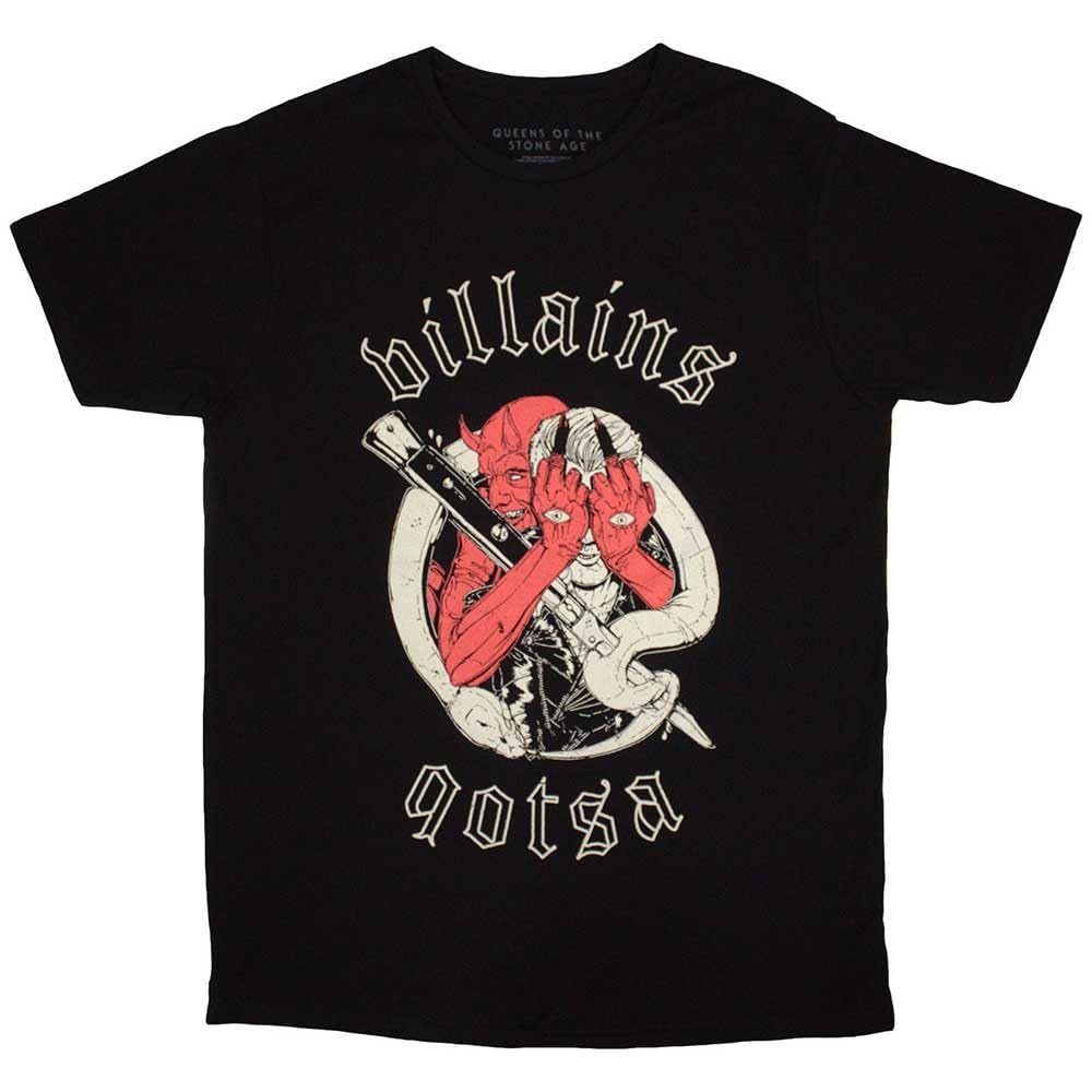 Rock Off officially licensed products Queens of The Stone Age Villains T Shirt M