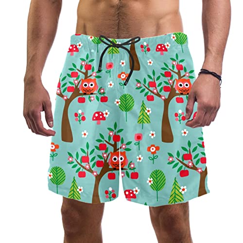 Maillot de bain pour hommes HadHfun short de plage léger à motif