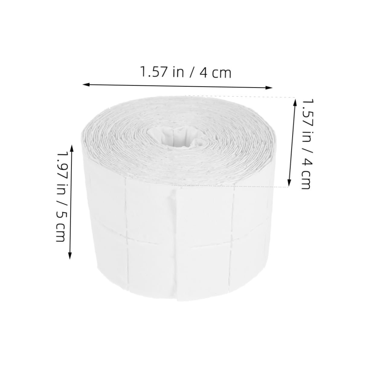 Gogogmee 2 Rolls Nail Tissue Paper Nail Cleansing Pad Makeup Pads Absorbent Soft Nail Wipes Nail Polish Remover Pads Nail Prep Wipes Makeup Wipes Nail Pads Paper Towel Bathroom Paper White