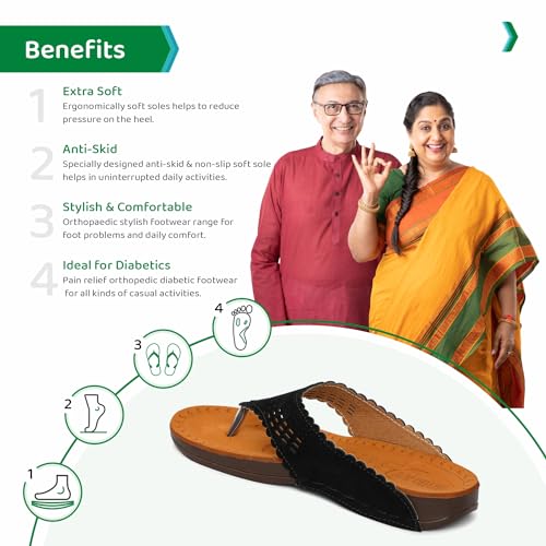 Image of ORTHO JOY doctor Slipper for women || Orthopedic Fashionable Women's Slipper