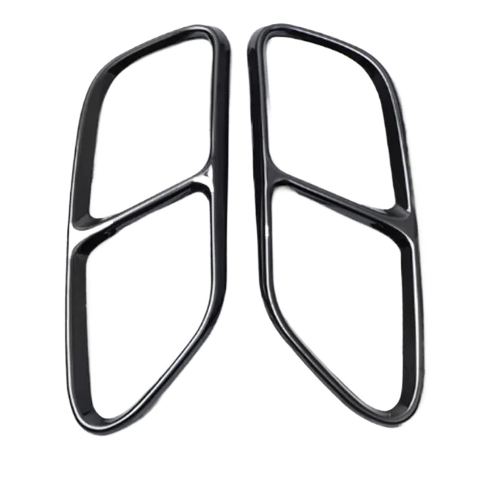 Cache-pot d'échappement Audi A4 B9 2019 inserts doubles en acier inoxydable - 5