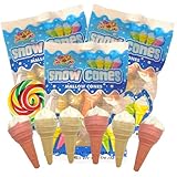 Sweetzo - Mallow Cones Marshmallow Candy, Fluffy Marshmallows with Crunchy Cake Cone, And Individually Wrapped Candies, Pack of 3, 1.13 Ounces