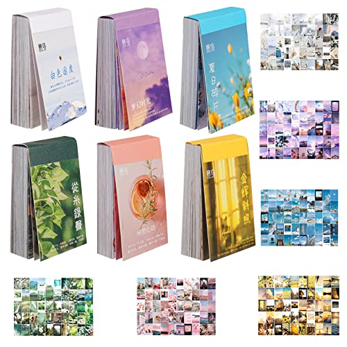 Set di Adesivi per Fiori di Piante 6 Pcs Impermeabile Scrapbooking