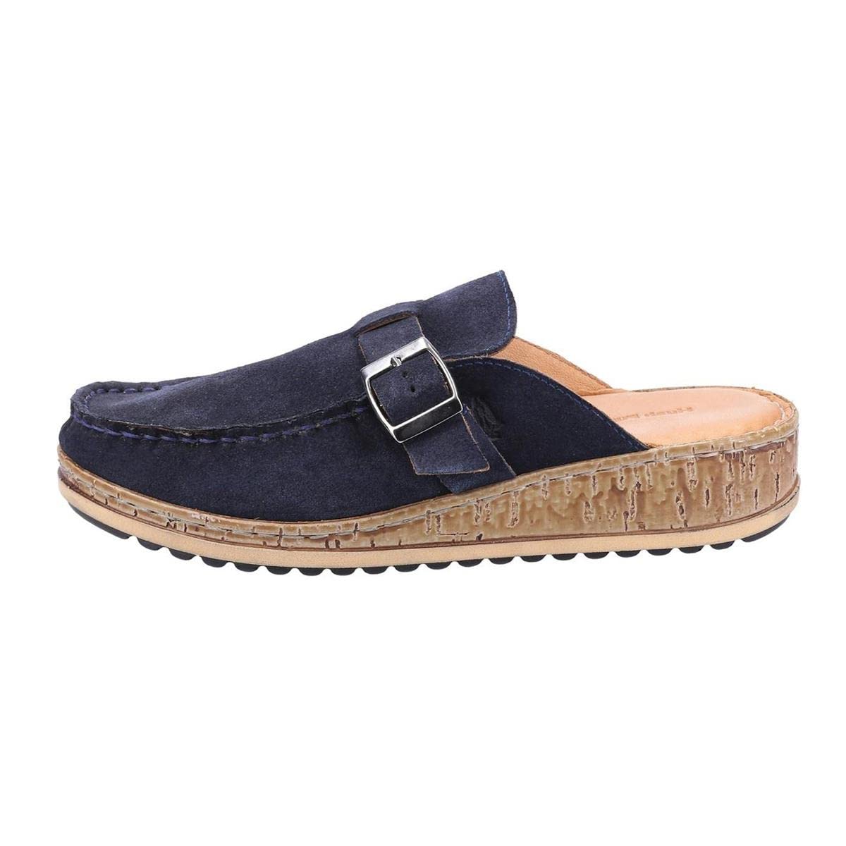 Hush Puppies Sorcha Mule, Navy Suede, 3