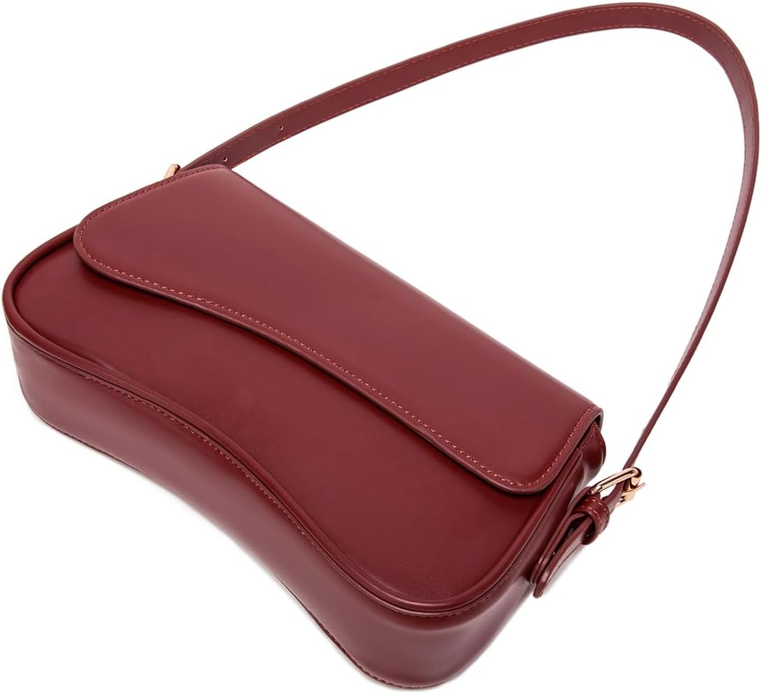 Underarm Shoulder Bag for Women Trendy Purse Vegan Leather Hobo Handbags Clutch Crossbody Bag - Image 4