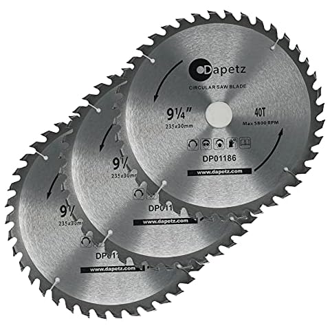 Dapetz 3 x 235mm TCT Circular Saw Blades Cover