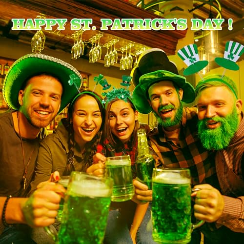 8Pcs-St-Patricks-Day-Headbands-Green-Shamrock-Clover-Hats-Headband-Boppers-Saint-Patricks-Day-Irish-Headwear-Costume-Accessories-Top-Hat-Head-Band-Bopper-Party-Favors-for-Women-Men-Kids