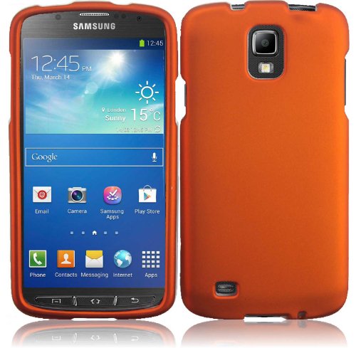 For Samsung Galaxy S4 S 4 Active i537 i9295 Hard Cover Case Orange Accessory