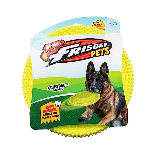 Jazwares Wham-O Pets Frisbee Gripsbee - The Original Fetch Flyer - Jumbo Frisbee - Flying, Floatable Disc Dog Toy - Image 2