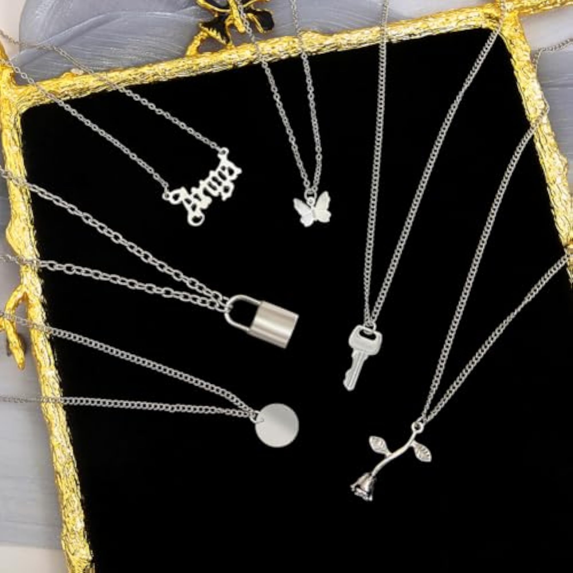 6 Pcs Combo Stylish Western Necklace Set for Pendant