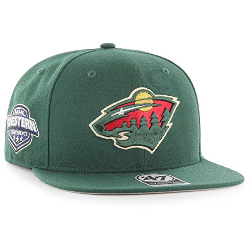 Gorra 47 NHL Minnesota Wild Wool Verde Oscuro Talla Única miniatura 3