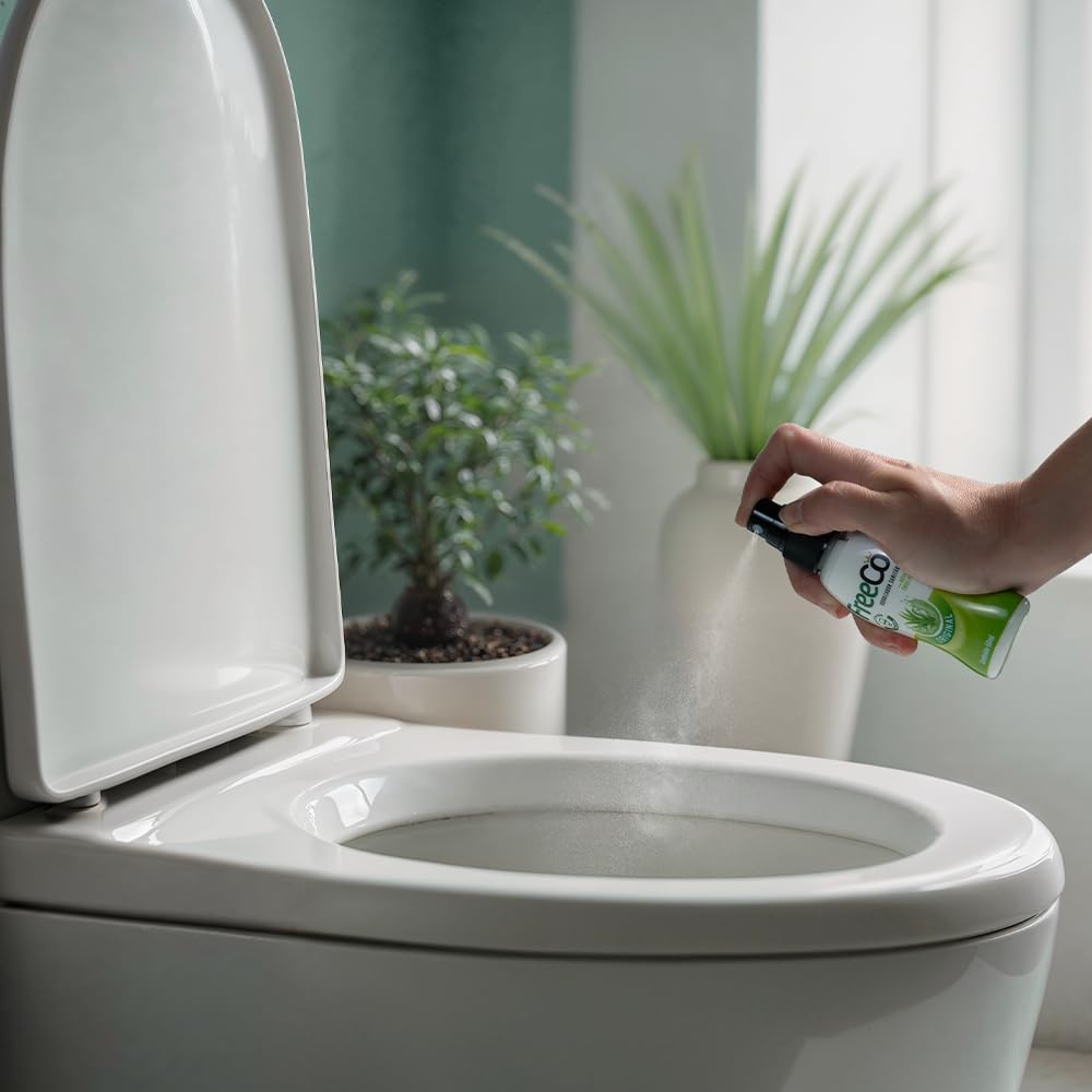 FreeCo Bloqueador Anti-Olor WC (Before-you-go) | Pack Profesional Super Ahorro (Caja 12x60ml) | Toilet Spray Aceites Esenciales Naturales, Ideal para Hostelería, Oficinas y Negocios | Aroma a Cítricos