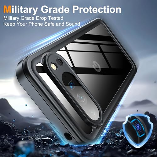 ANTSHARE for Google Pixel 10 Pro XL Case IP68 Waterproof, Black - image 4