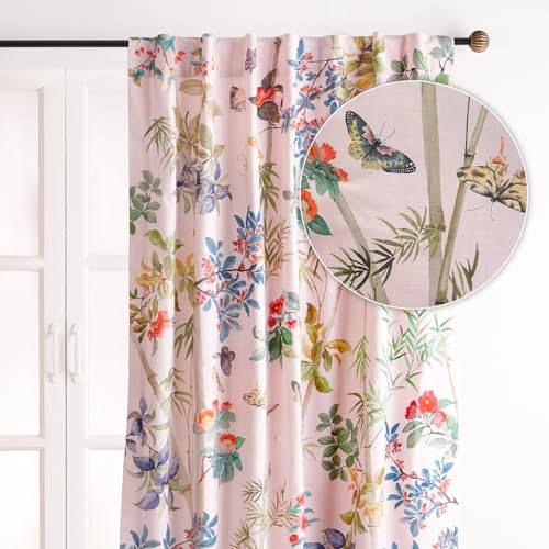 Rideau coton Maison d' Hermine 108 po - Blanc cassé, 50 po L x 108 po