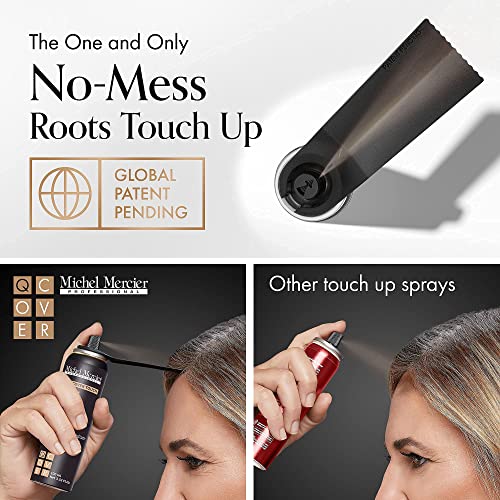 Michel Mercier Hair Root Touch Up Spray With Unique Applicator, Protects Hairline And Scalp Health, Fast And Easy Grey Hair Cover Up Concealer For Women And Men, Instant Gray Coverage (Beige) #TOP4