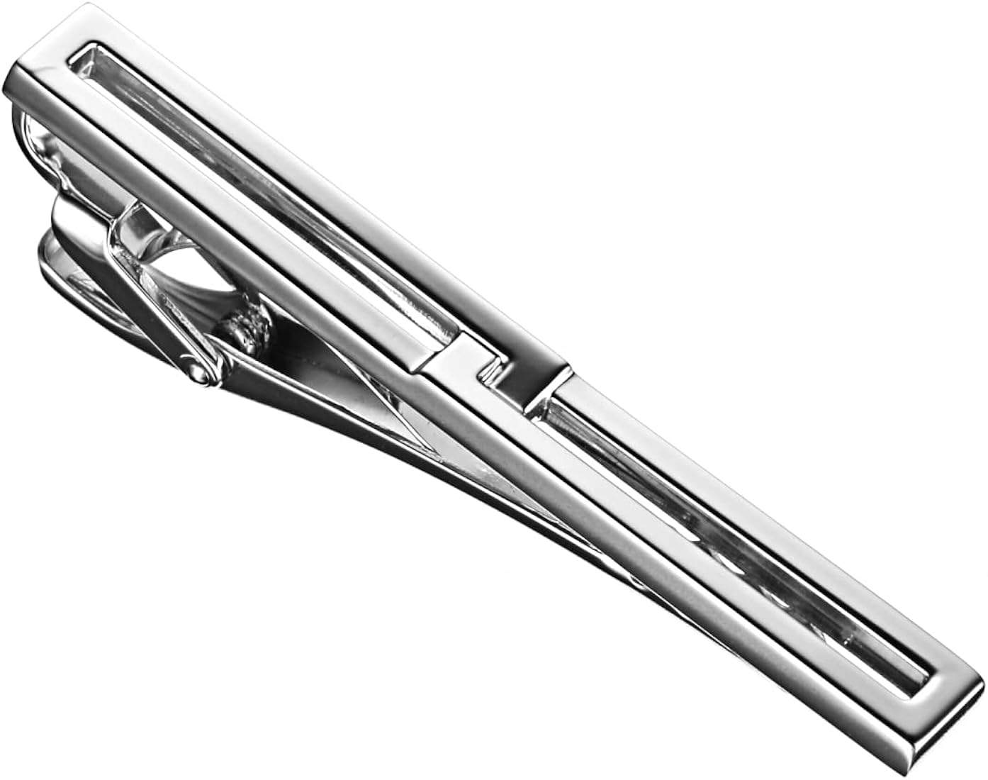 Dunhill ダンヒル カットアウト シルバー タイピン ネクタイピン