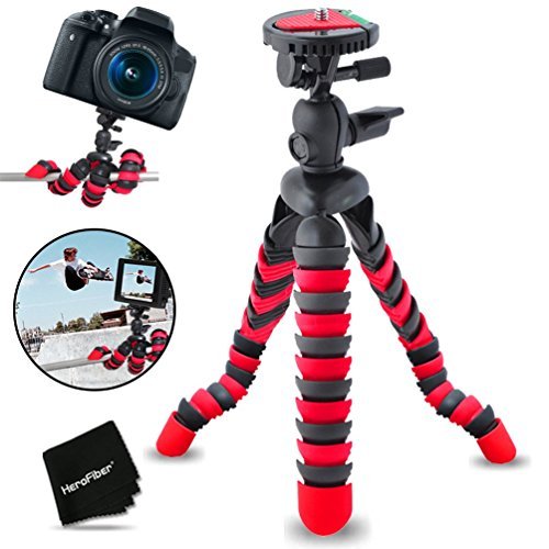12 Inch Flexible Tripod With Quick Release Plate For Nikon