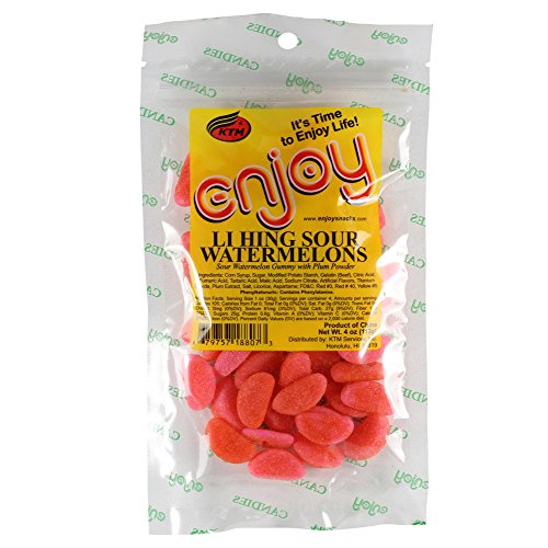 Enjoy Li Hing Mui Sour Watermelon, 4 Ounce image 3