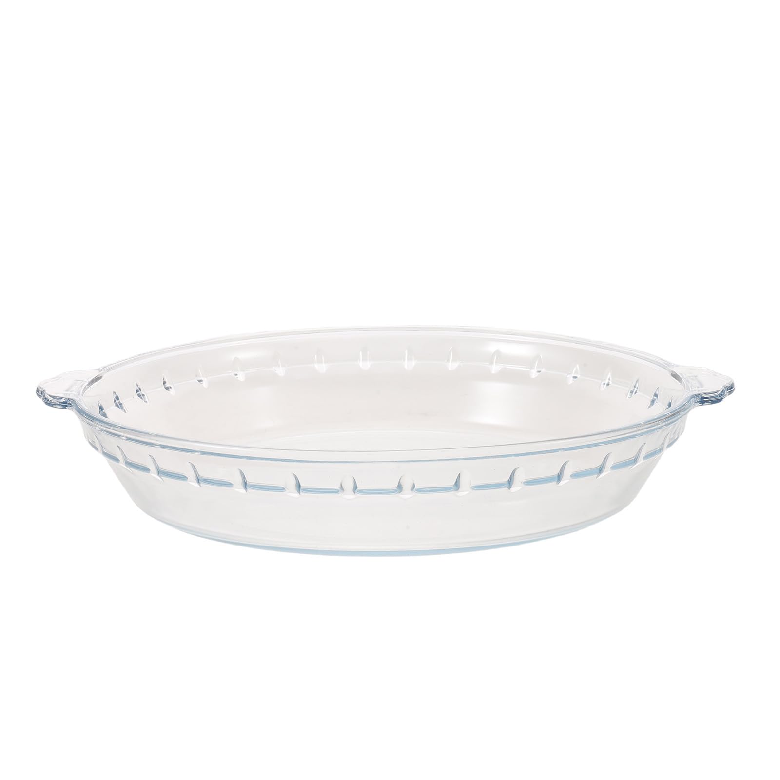 Molde de Vidrio Redondo para Tartas de 25cm, Apto Horno y Microondas