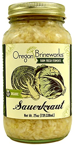 Organic Raw, Fermented Classic Sauerkraut, 25 Oz Economy Size (1 Jar)