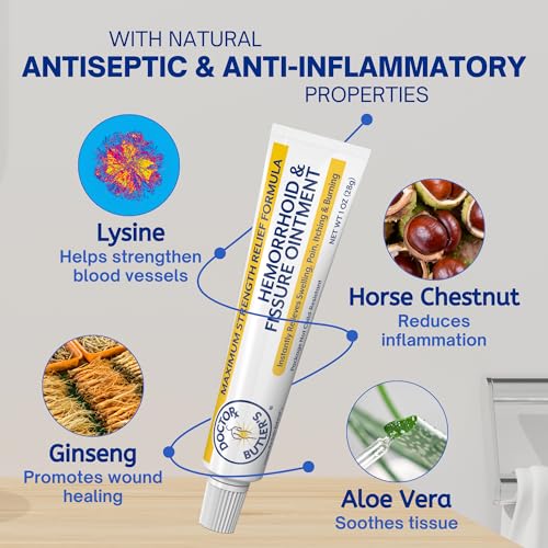 Doctor Butler'S HEMORRHOID & FISSURE Ointment Cream With Lidocaine And Phenylephrine Hci thumb #5