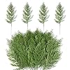 Hananona artificial pine branches40 pcs christmas faux cedar stems artificial faux cedar branches fake christmas greenery pine picks for wreath craft diy home kitchen decorations 40 green  urban country home decor