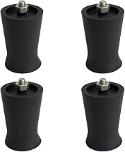 Hope Kart Gas Stove Legs 4 Stand Supports Adjustable for lpg Burner for Glasstop Steeltop Kitchen Home Scratchproof 2 inches Pack of 4 (Rubber)