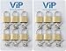 VIP Home Essentials - 20mm (3/4" Appx) Mini Brass Lock 12-Piece Set - Comes in VIP Branded Packaging