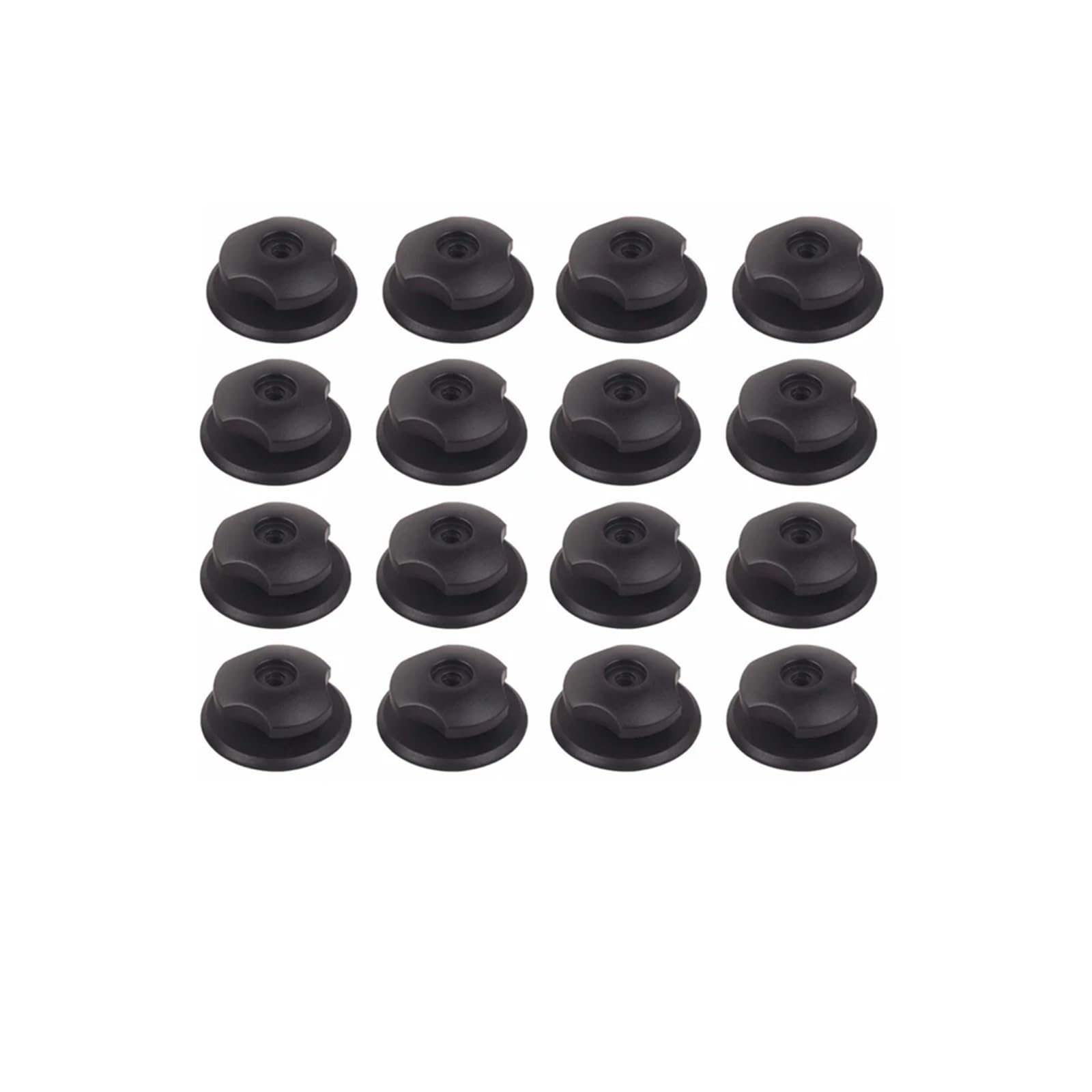 KXFVYNE Car Trunk Hooks Organizer Back Rear Cargo Mounting Luggage Net Fixing Fastener Hooker with Screw Adhesive Tape Kit(16pcs)