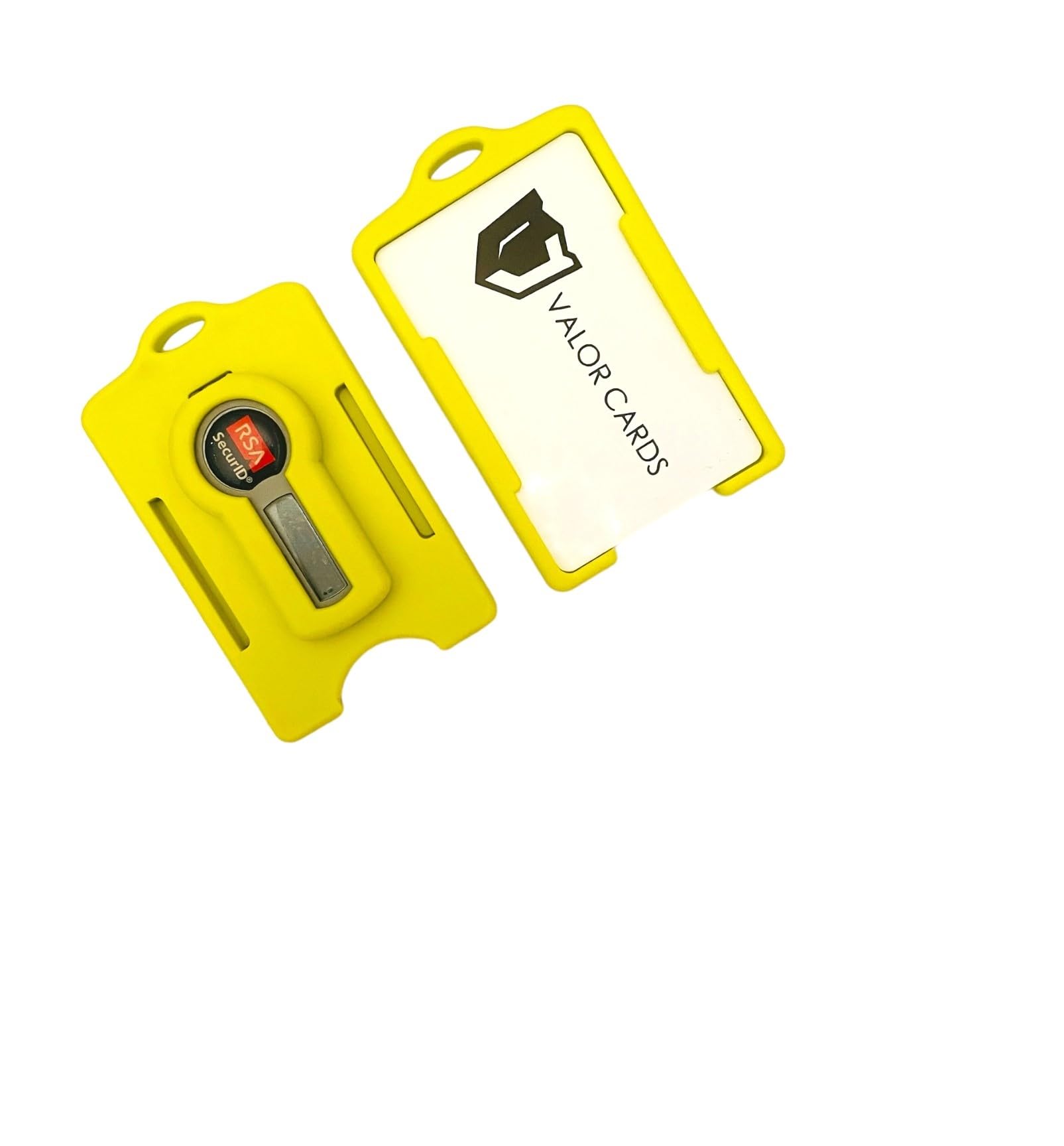 RSA and ID Badge Holder *Nearly Indestructible* (Single RSA ID Badge Holder -Lemon Yellow)