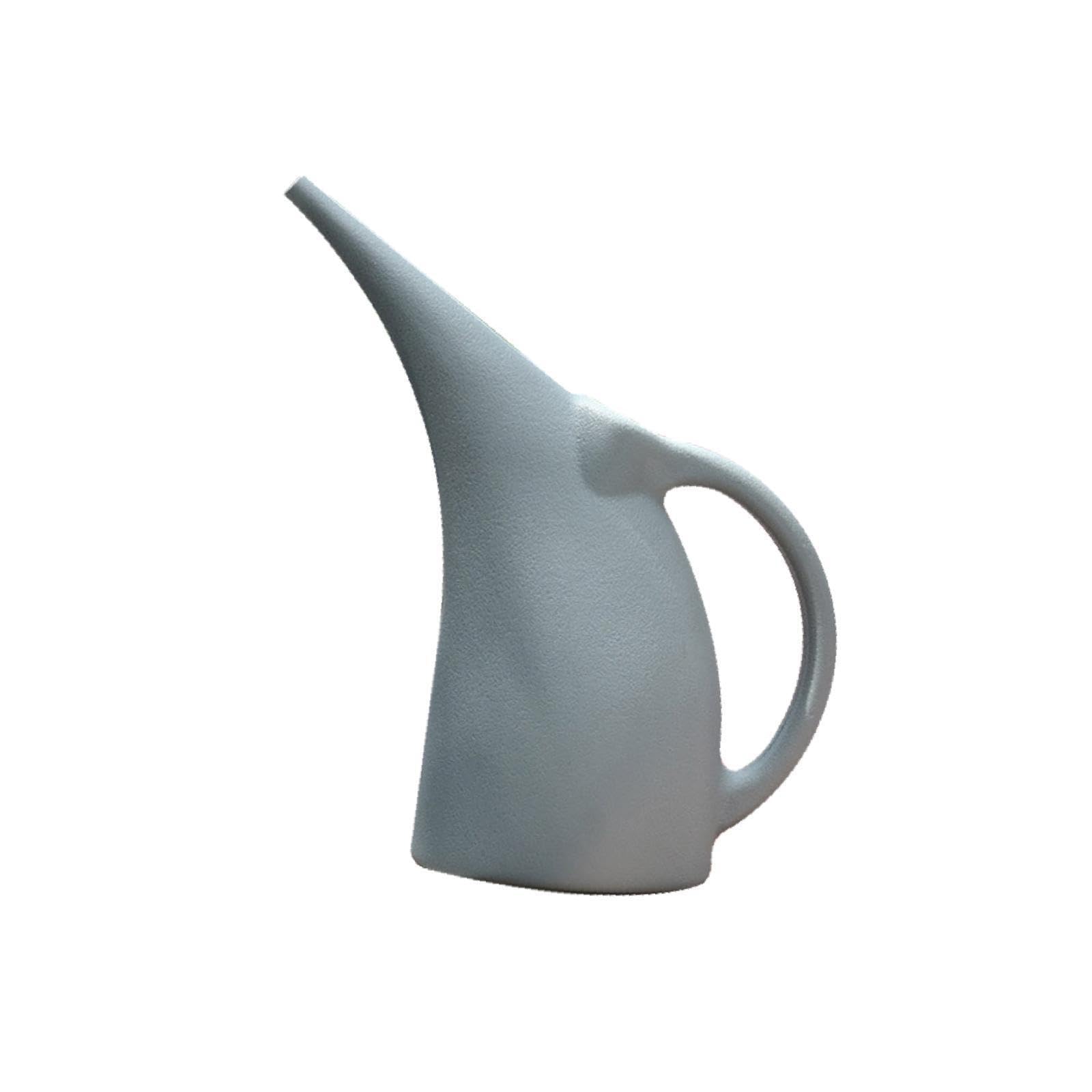 LIXSAZSE Watering Can With Long Spout Ergonomic Handle Effortless Indoor Large Capacity Plant Lovers Ensuring Smooth And Efficient Watering Experience. Plant, Gray, Medium