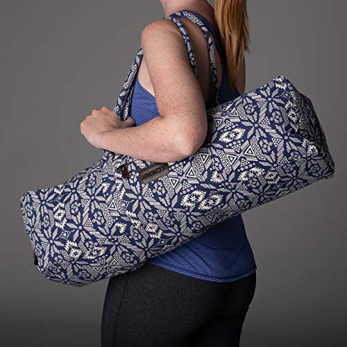 Kindfolk Yoga Mat Duffel Bag Canvas with Pocket and Zipper (Bravo)