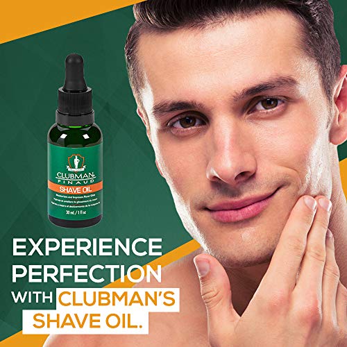 Clubman Pinaud Shave Oil, Moisturizes And Improves Razor Glide, 1 Oz, 2-Pack #TOP1