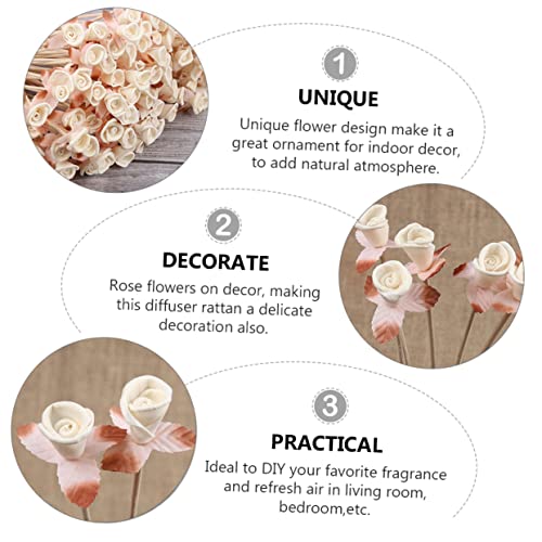 6 unidades palitos difusores de aromas de ratán natural miniatura 2