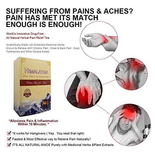 WS GLOBAL Natural Pain Relief Himalayan Tea Nerve Arthritis Joint ...