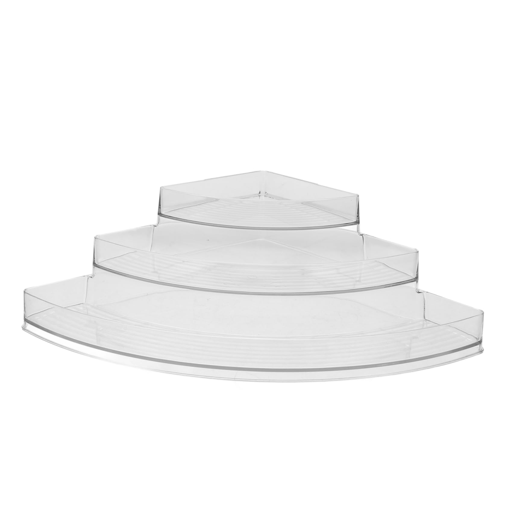 Wakauto Acrylic Storage Rack 3-Tier Nail Polish Organizer Display Shelves Model Display Stand