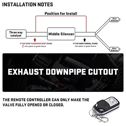 Pqy Universal 3 Inch Stainless Steel Exhaust Pipe Kit #TOP5
