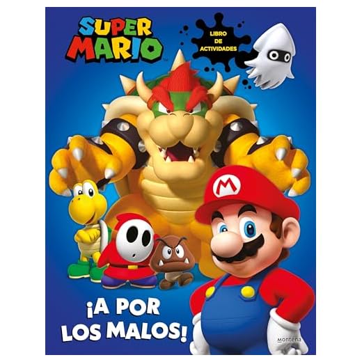 Super Mario - ¡A por los malos!: Libro de actividades de Mario Bros (Montena)