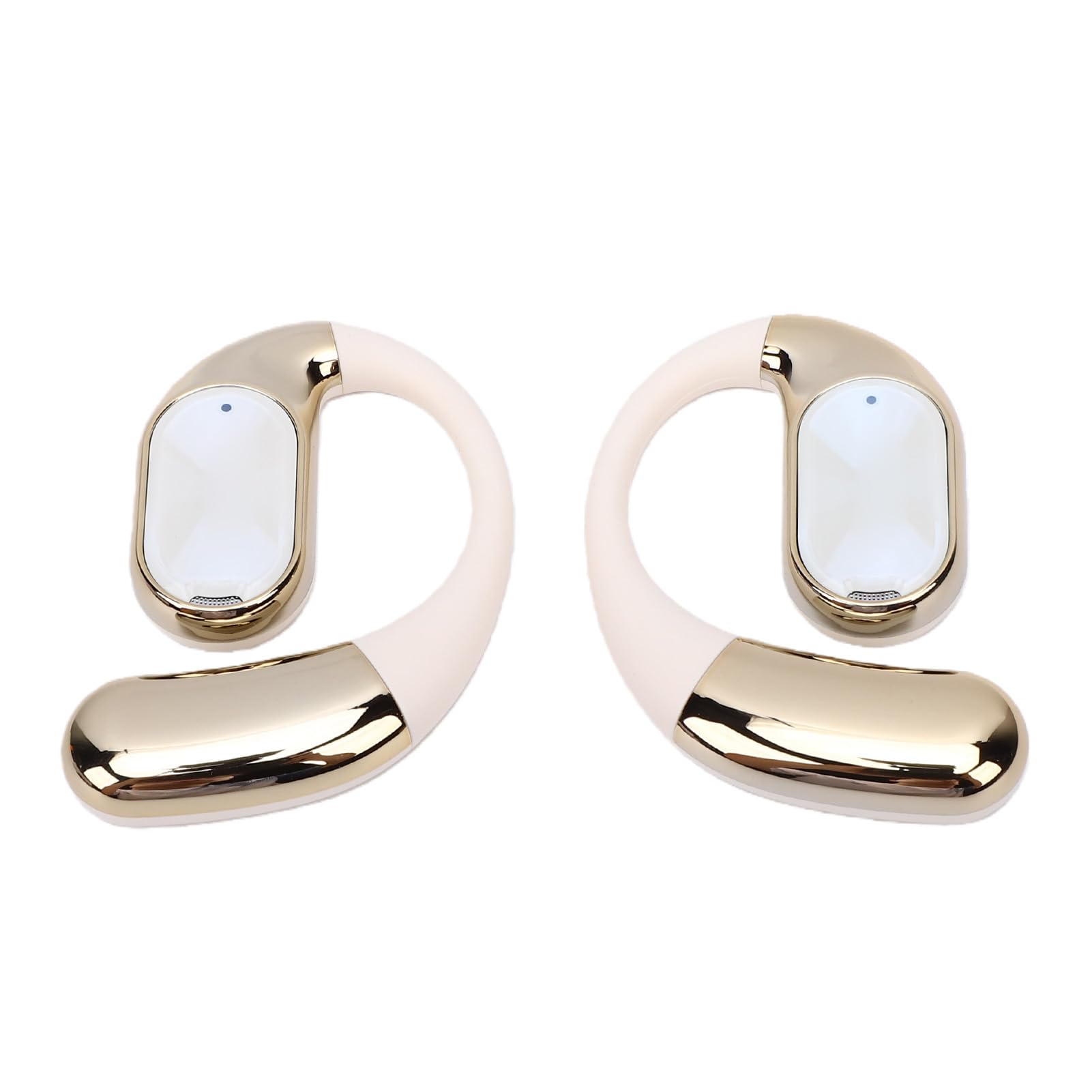Auricolari Bluetooth Cuffie Leggere e Impermeabili con Cancellazione del Rumore per Lavori di Corsa e Studio di 2 unità (Bianca)