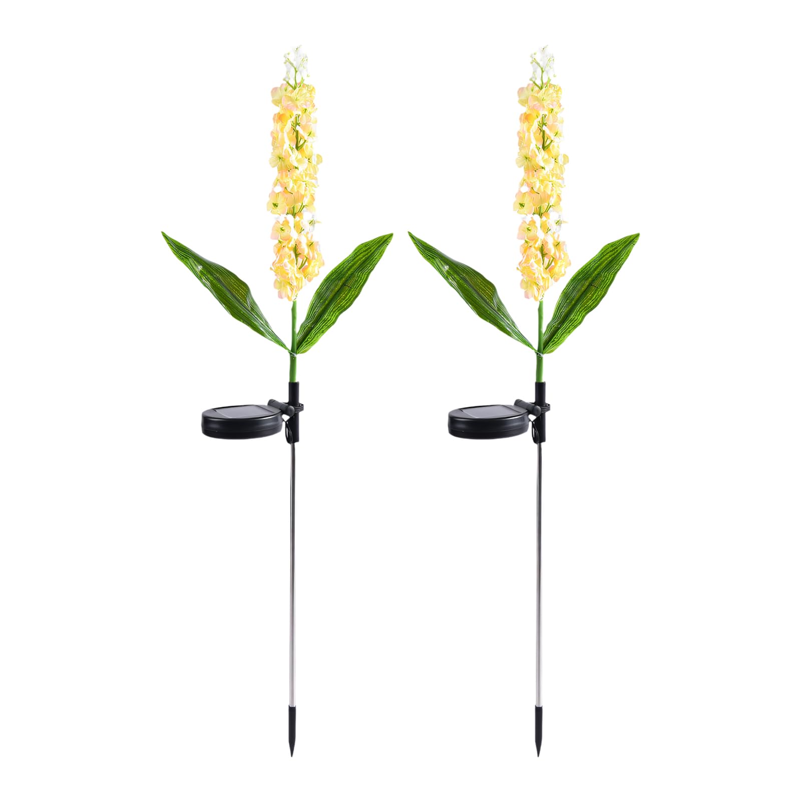 NVOQILIN Solar Flower LED Light Courtyard Decoration Atmospheres Light Elegant Solar Landscape Lighting for Yard and Garden Courtyard Decoration Atmospheres