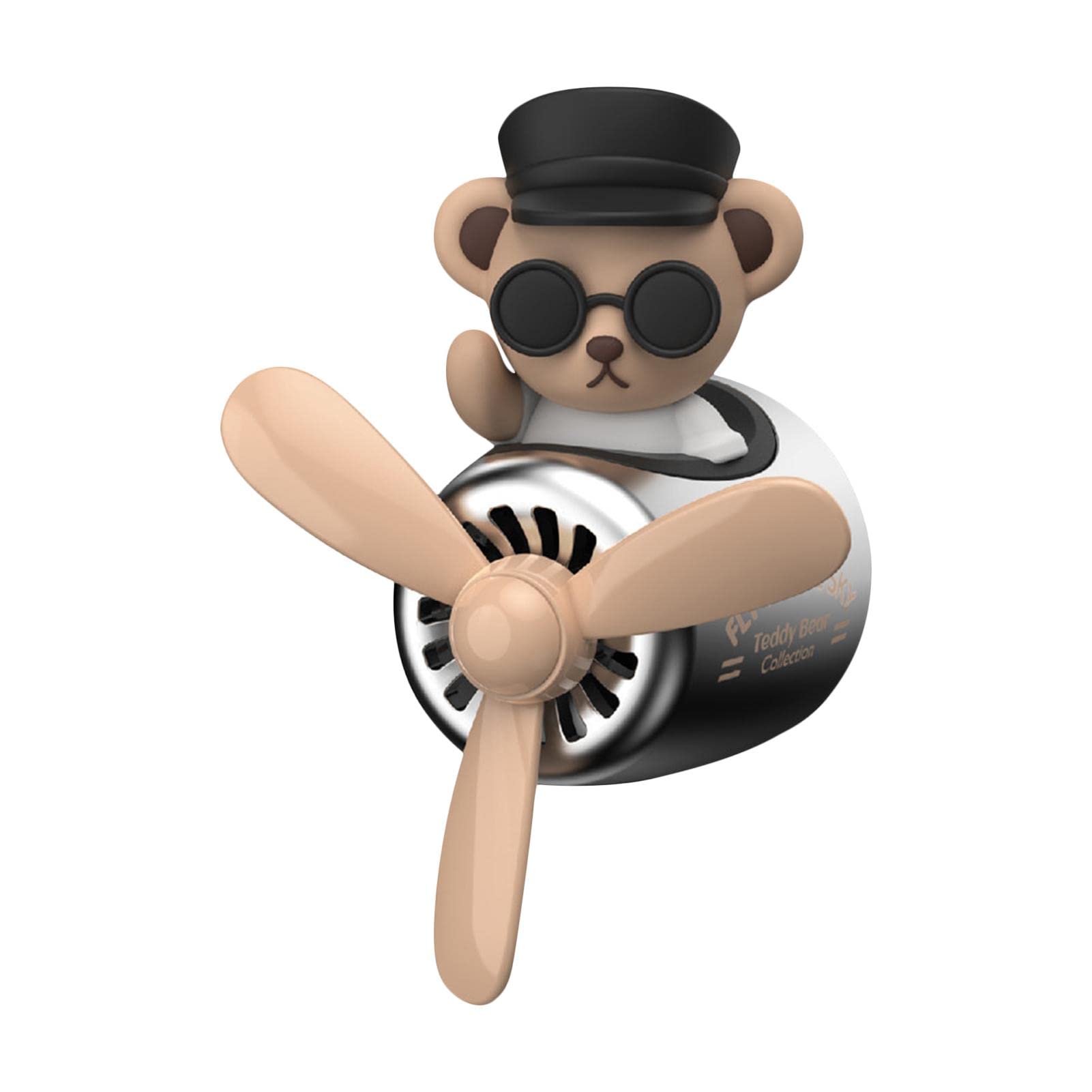 BontandBear Pilot Car Air Freshener Aroma Diffuser Car Aromatherapy Stylish Clip Type Gift Car Decoration Easy Installation For Air Conditioner Vents Car Fragrance Bear Duck