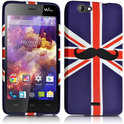 Seluxion - Housse Coque de Protection Semi Rigide Matière Gel pour Wiko Highway Signs - Motif KJ22