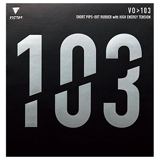Victas - VO > 103 - Table Tennis Rubber - RED - 1.6