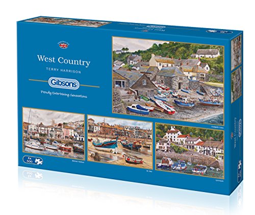 Preisvergleich Produktbild Gibson Games Westen des Landes x4 500 Stück Puzzle