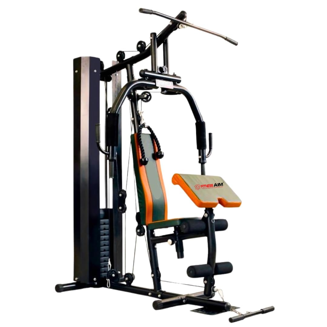 Home Gym Machine Multi-Station with Preacher Curl – Heavy-Duty Commercial-Grade Home Weight Training Tower with Pulley System, LAT Pull Down, Chest Press, and Enclosed Weight Stack-image-38