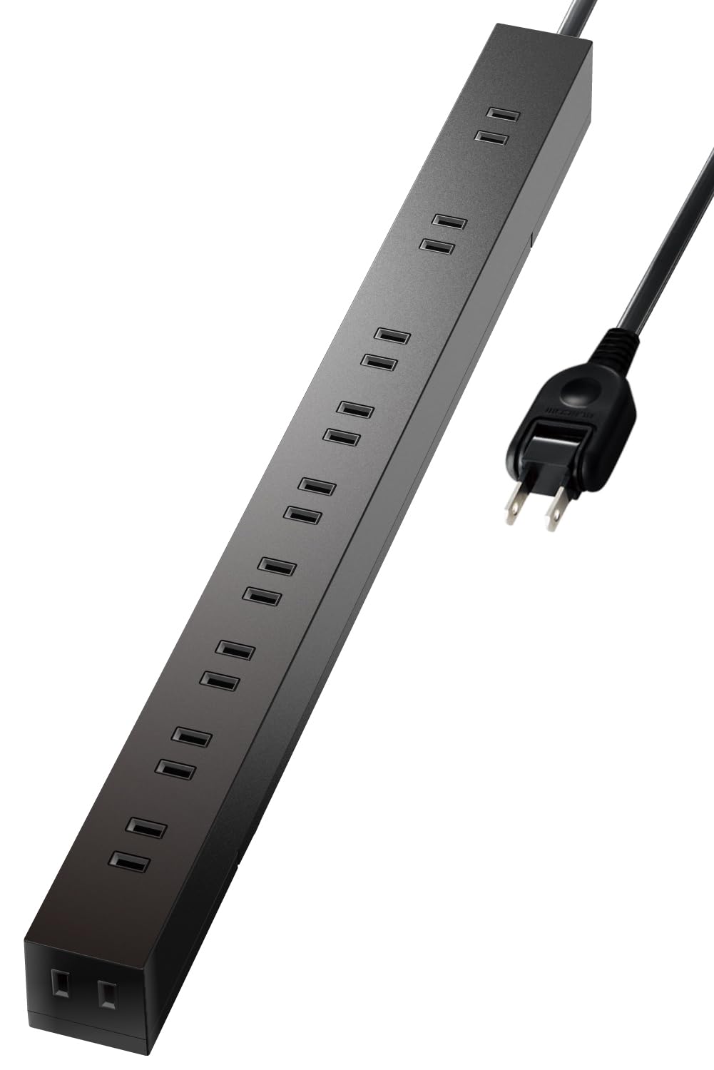 エレコム(ELECOM) エレコム 10個口 5m 電源タップ 雷ガード ブラック