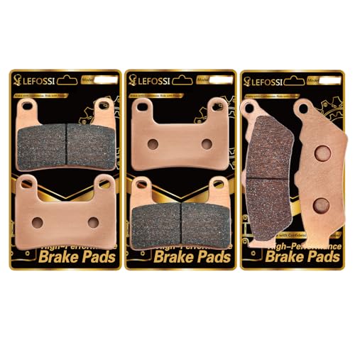 2019-2020 BMW Motorcycles RECALL 20V-476 Brake Caliper Check (K5X, K69) 6 LE LEFOSSI High-Performance Front Rear Sintered Brake Pads Compatible with BMW R1250GS R 1250 GS Adventure Edition Exclusive Rallye 2018-2024 R1250RT R 1250 RT SE LE 2019-2024 FA724F FA209R