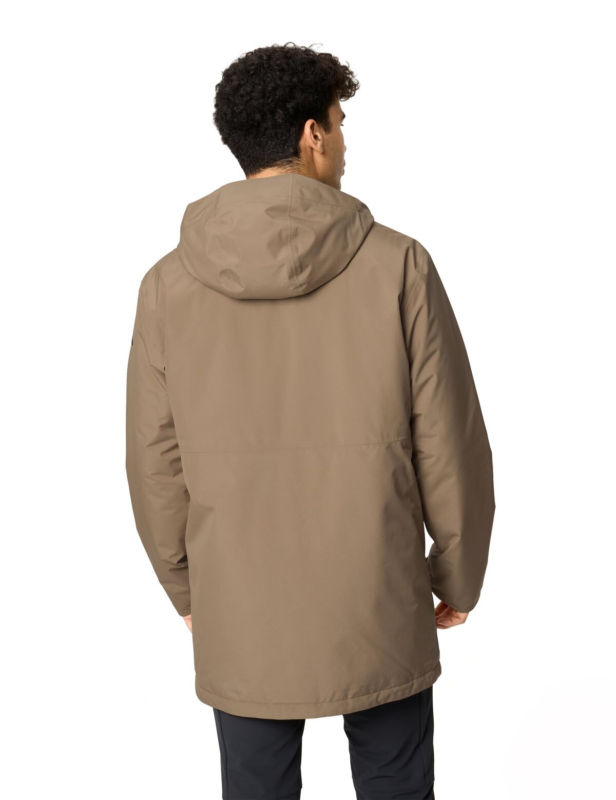 VAUDE Rosemoor Parka acolchada de invierno para hombre, impermeable, cortavientos y transpirable