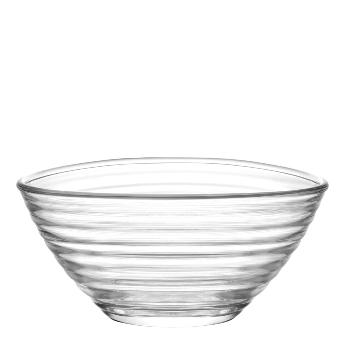 LAV Small & Round Clear Glass Bowl Set | 6 Pcs | 6.75 Oz (200 cc) | Sauce Bowls, Dip Bowl, Cups for Serving Snacks | Microwave Safe | Dishwasher Safe