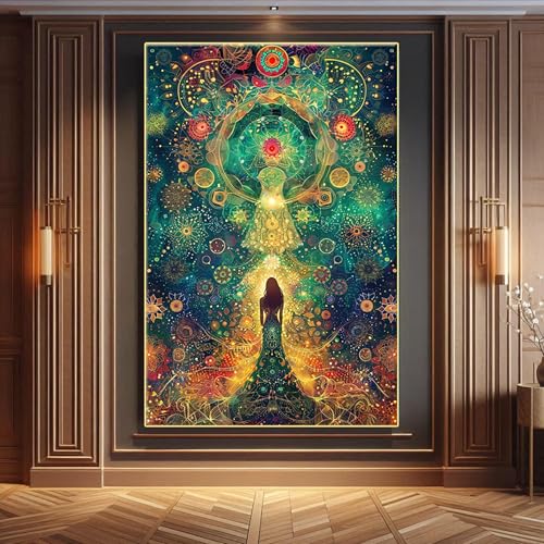 Tableau sur toile Boho pour revitaliser un mur vide et transformer votre salon en cocon zen